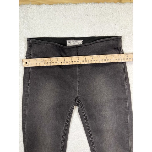 Free People Women's Low Rise Bell Bottom Jeans Y2K 90s Grunge Size 25 Short - Picture 6 of 9